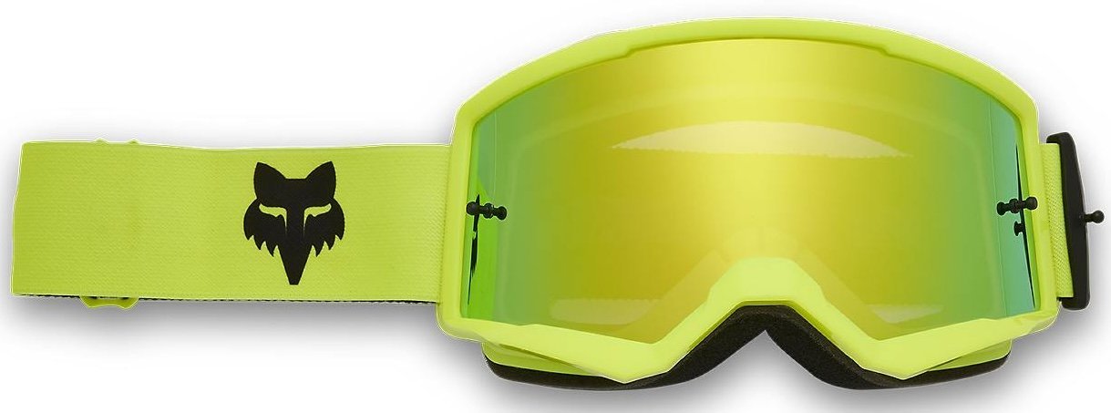 Окуляри FOX MAIN Goggle [Flo Yellow], Mirror Gold Lens