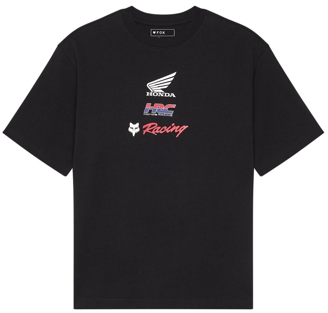 Футболка FOX OVERSIZE Short Sleeve Tee - HONDA® [Black]