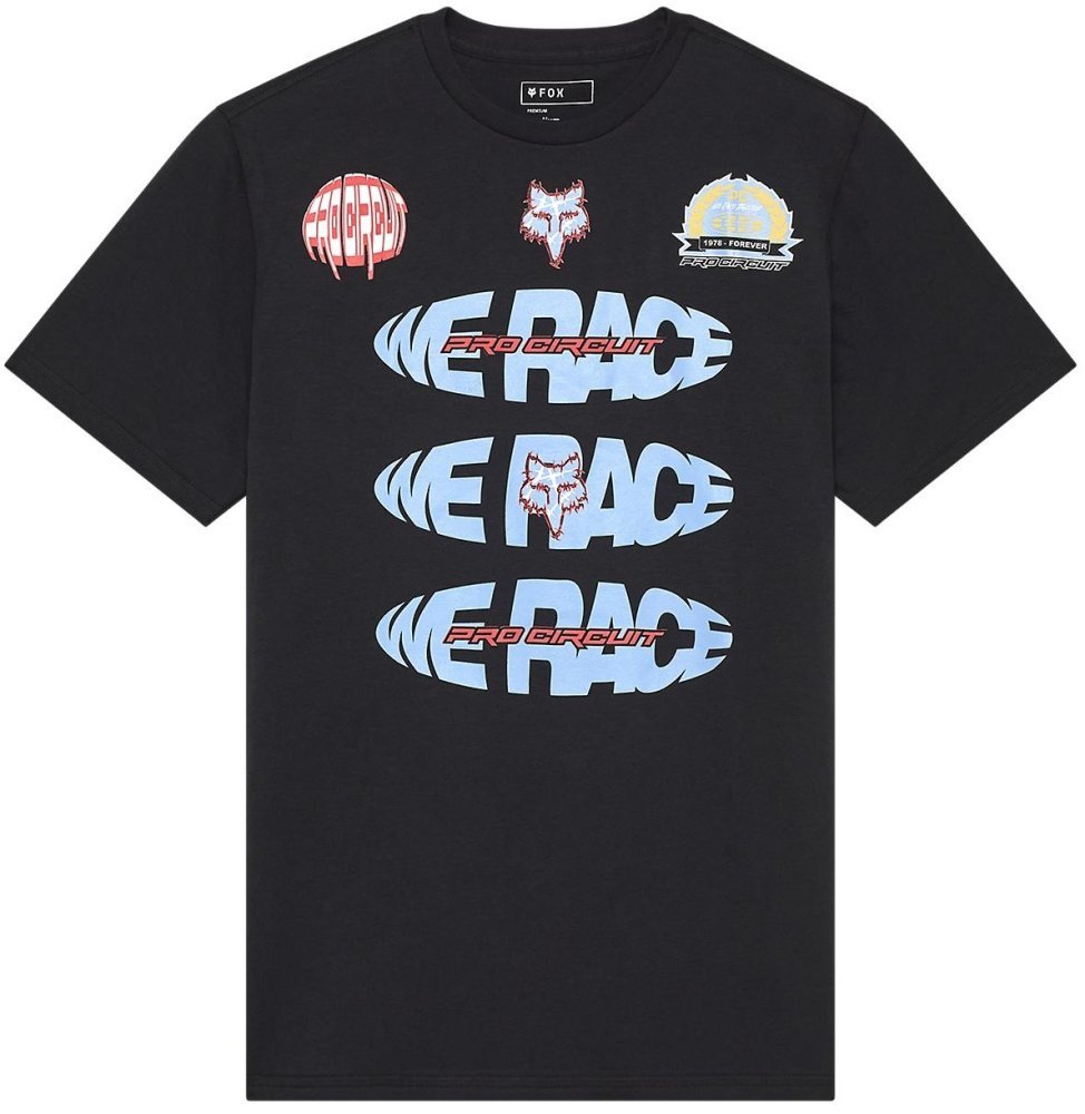 Футболка FOX Short Sleeve Tee - PRO CIRCUIT® [Black]