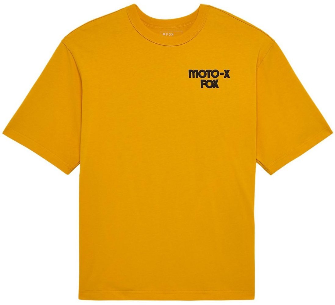 Футболка FOX OVERSIZE Short Sleeve Tee - MOTO-X [Mustard]