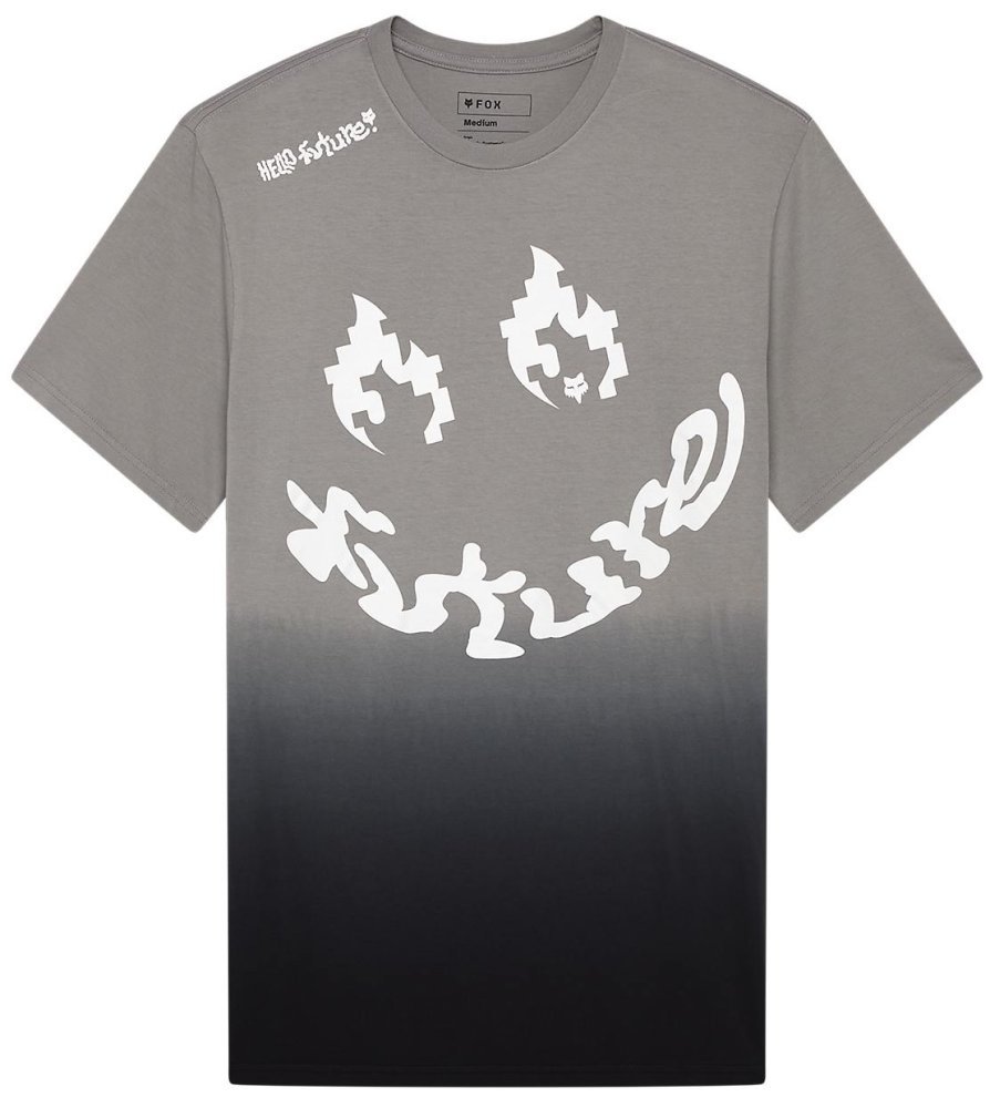 Футболка FOX PREMIUM Short Sleeve Tee - HELLO [Steel Gray]