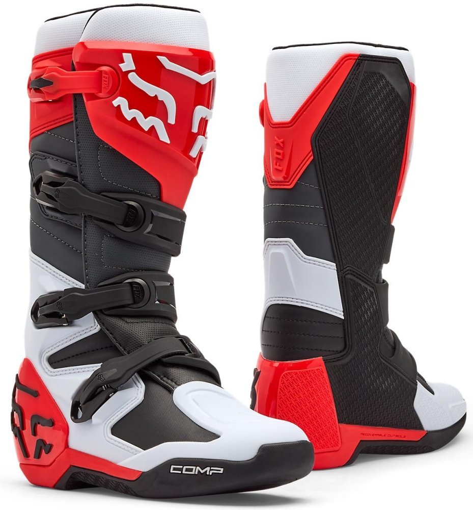 Мотоботи FOX COMP Boot [Fluo Red], 10.5