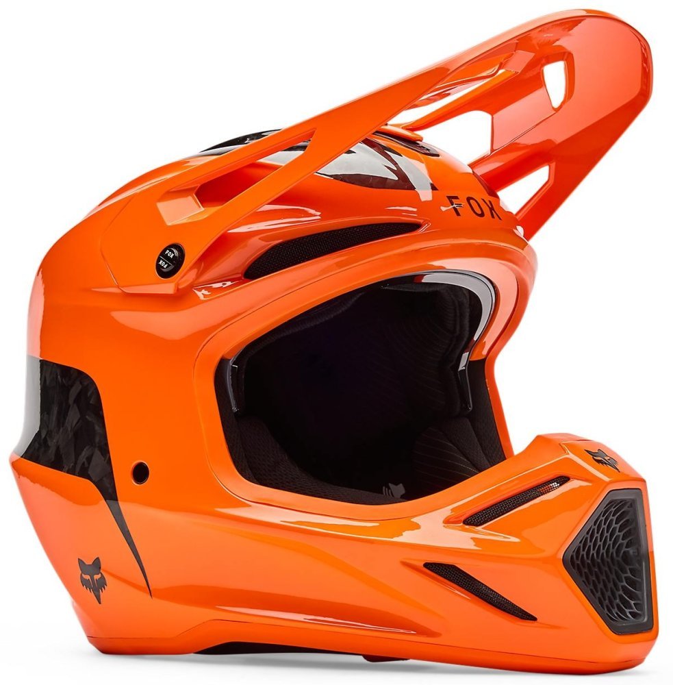 Шолом FOX V3 RS Helmet - FRACTURE [Flo Orange]