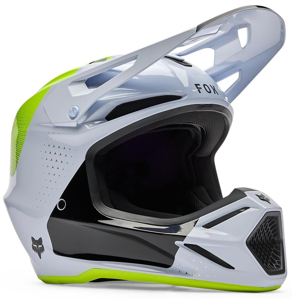 Шолом FOX V3 Helmet - TINE [White]