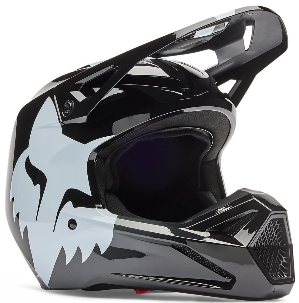 Шолом FOX V1 Helmet - SHIELD [Black]