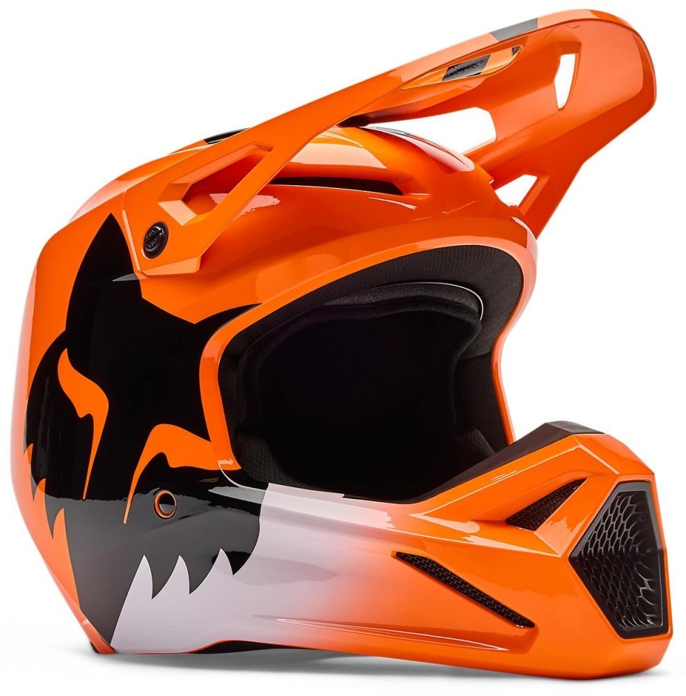 Шолом FOX V1 Helmet - SHIELD [Flo Orange]