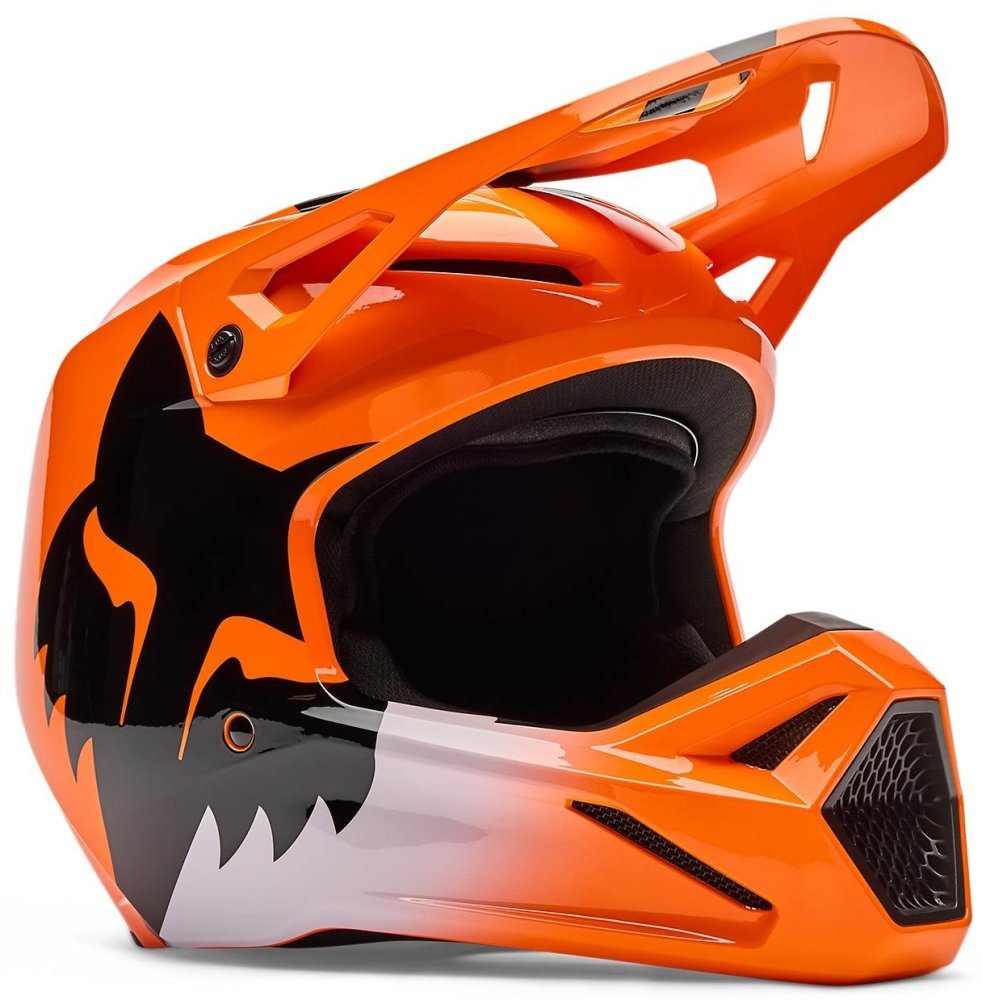 Шолом FOX V1 Youth Helmet - SHIELD [Flo Orange]