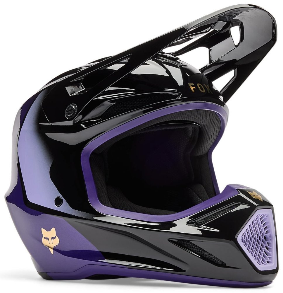 Шолом FOX V3 Helmet - DRIP [Purple]