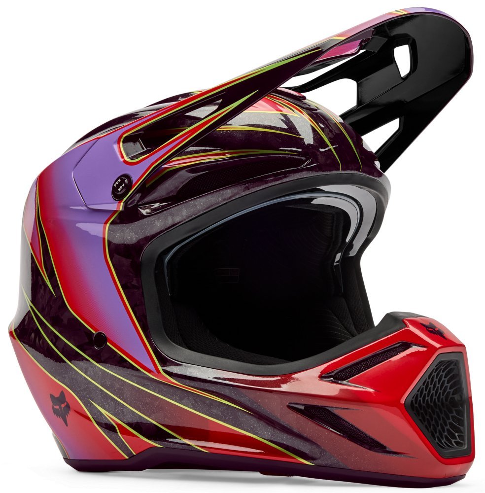 Шолом FOX V3 RS Helmet - CANVAS [Red]