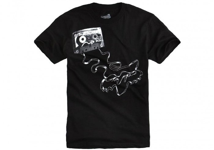 Футболка FOX Short Sleeve Tee - MIX TAPE [Black]