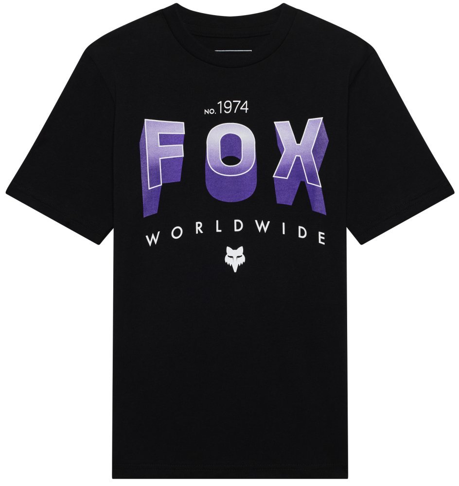 Футболка FOX Youth Short Sleeve Tee - BLOCK [Black]