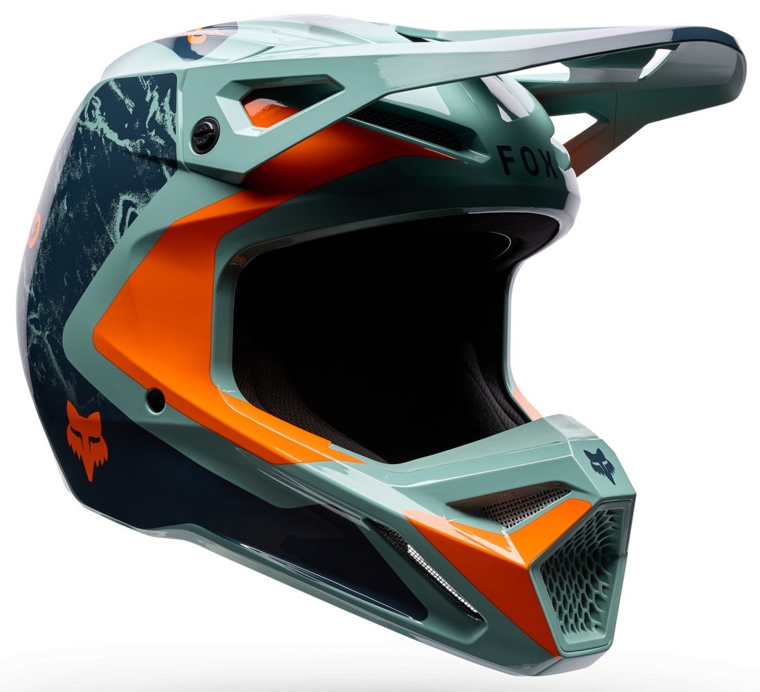 Шолом FOX V1 Helmet - IMAGE PRINT [Arctic]