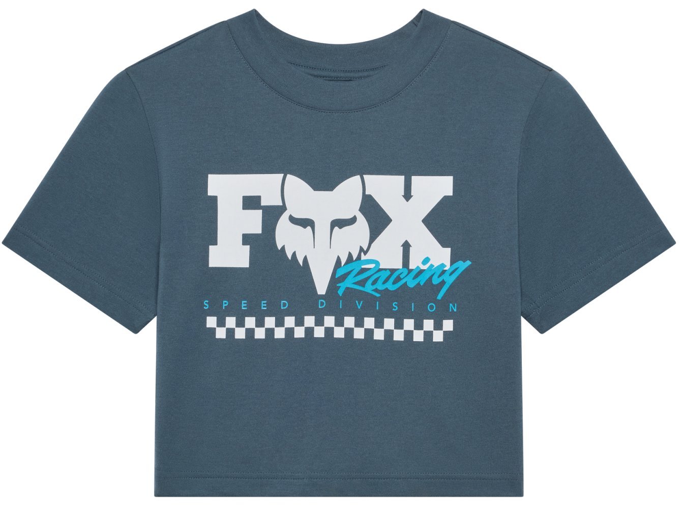 Футболка FOX Woman Short Sleeve Tee - CHECKER [Deep Cobalt]