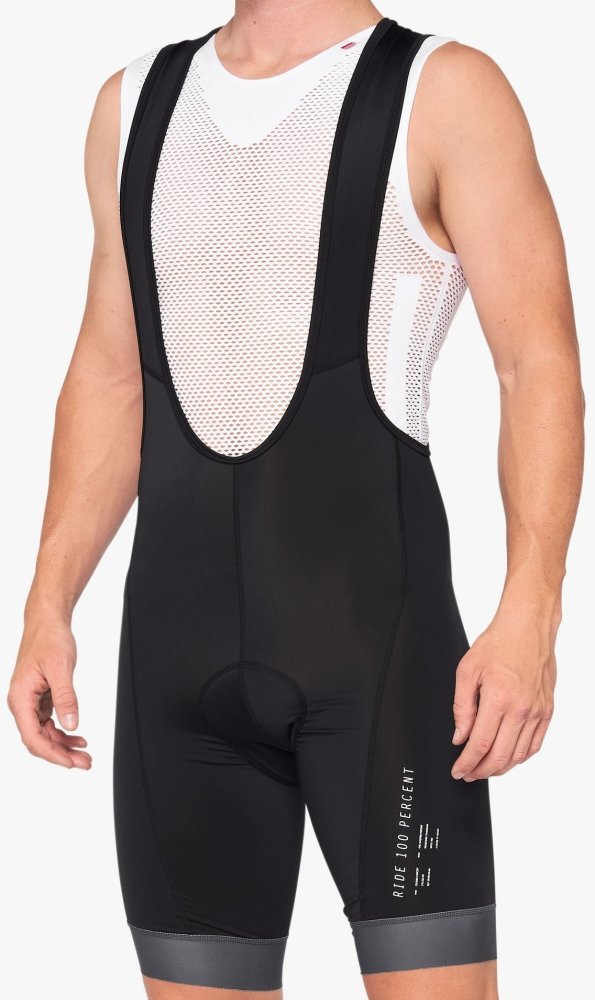 Шорти 100% EXCEEDA Bib Short [Black], Medium
