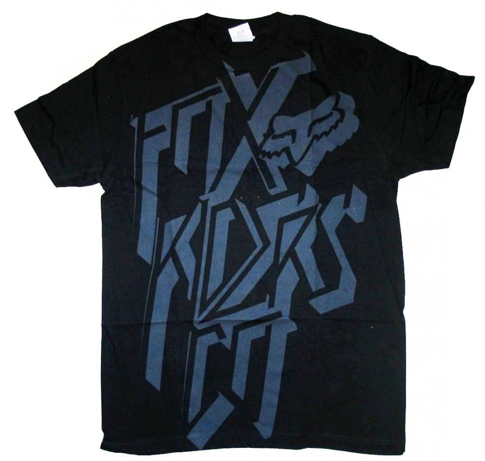 Футболка FOX Short Sleeve Tee - MASSIVE [Black]