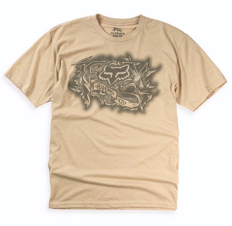 Футболка FOX HEATHERED Short Sleeve Tee - HALF LIFE [Khaki]