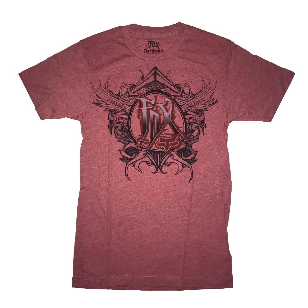 Футболка FOX HEATHERED Short Sleeve Tee - REACTION [Red]