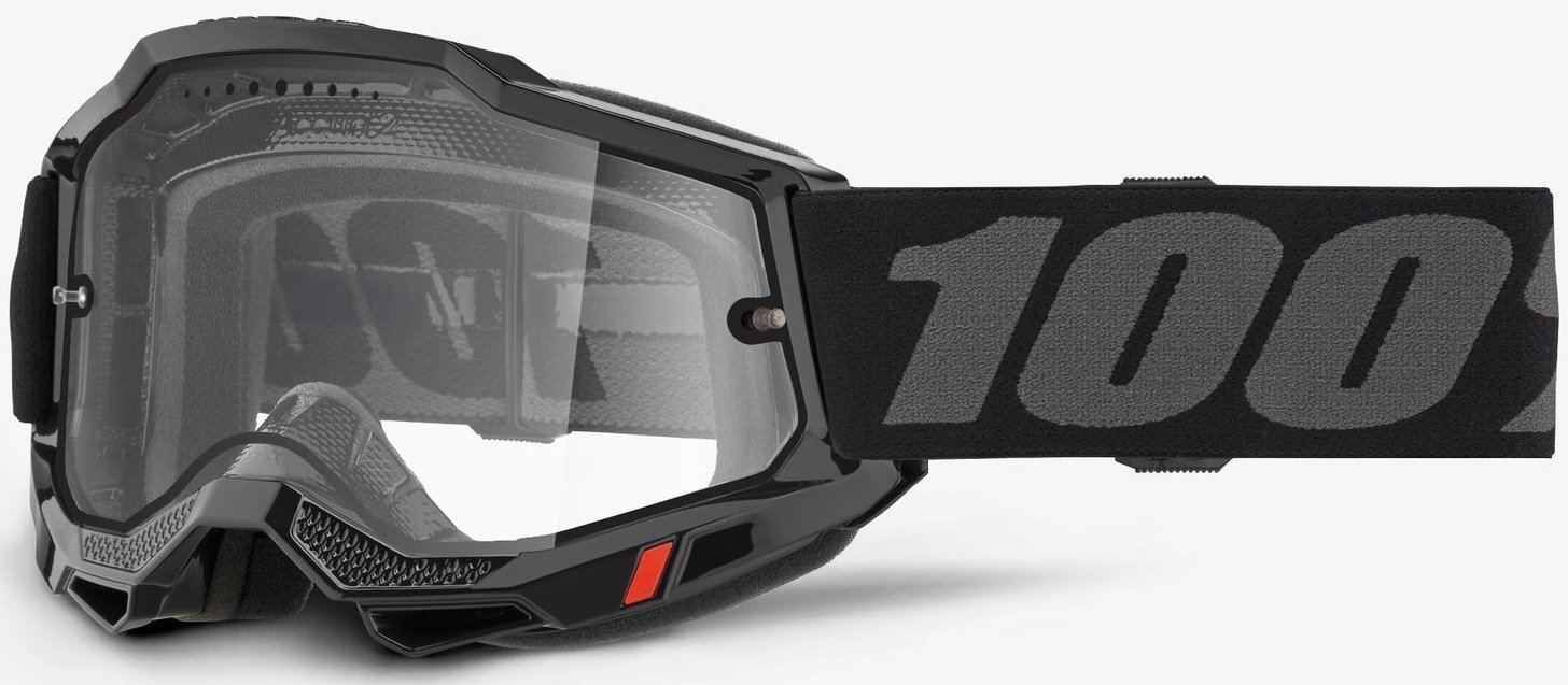 Окуляри 100% ACCURI 2 ENDURO MTB Goggle [Black], Dual Clear Lens