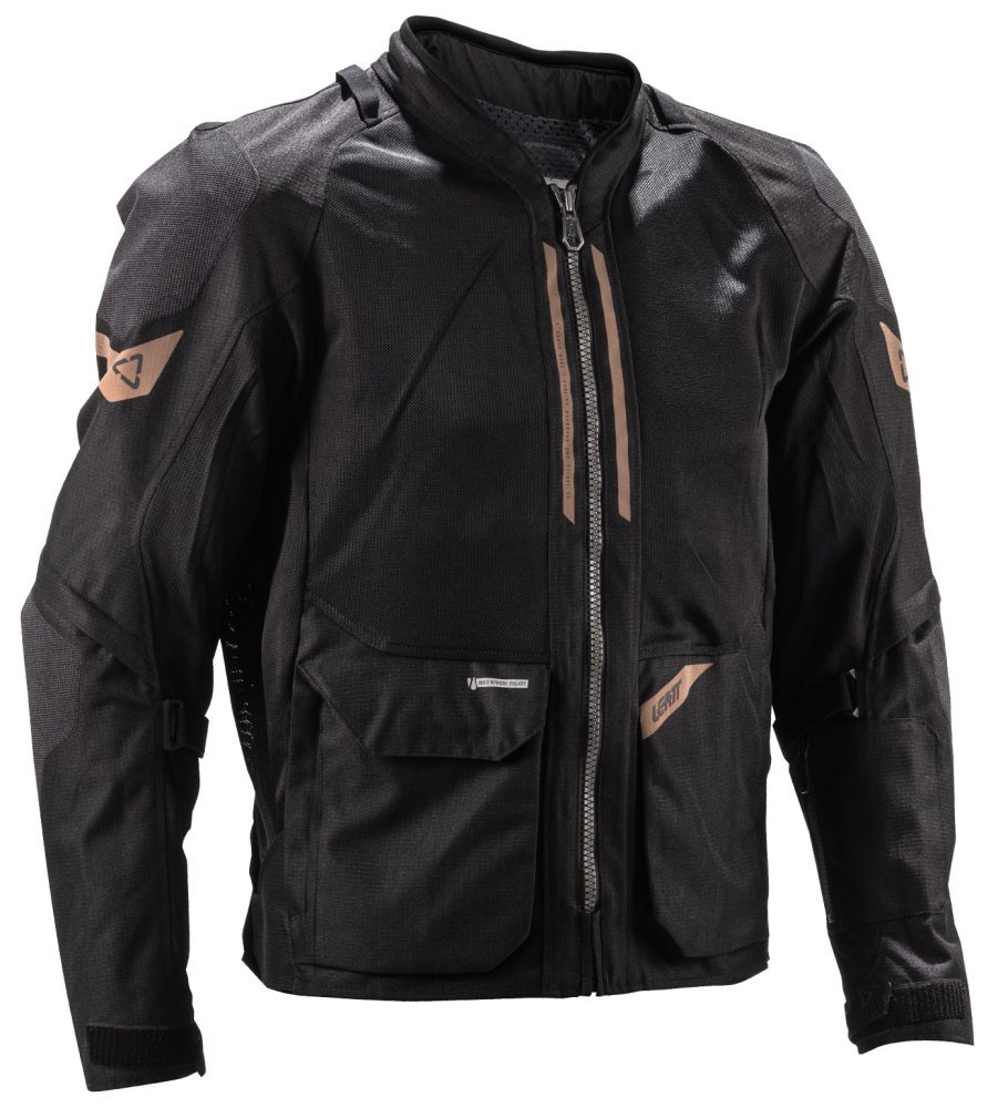 Куртка LEATT 4.5 FlowTour Short Adventure Jacket [Stealth]