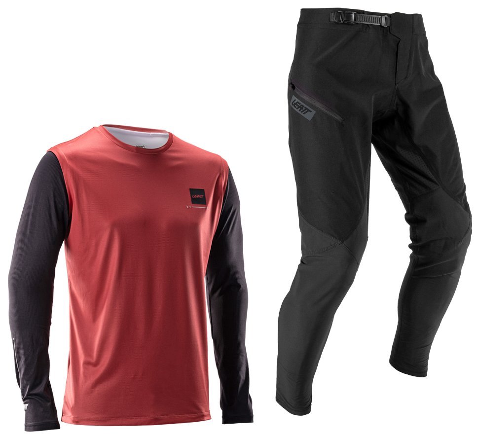 Комплект LEATT MTB 1.0 Gravity Ride Kit [Dusty Red], 36/XL