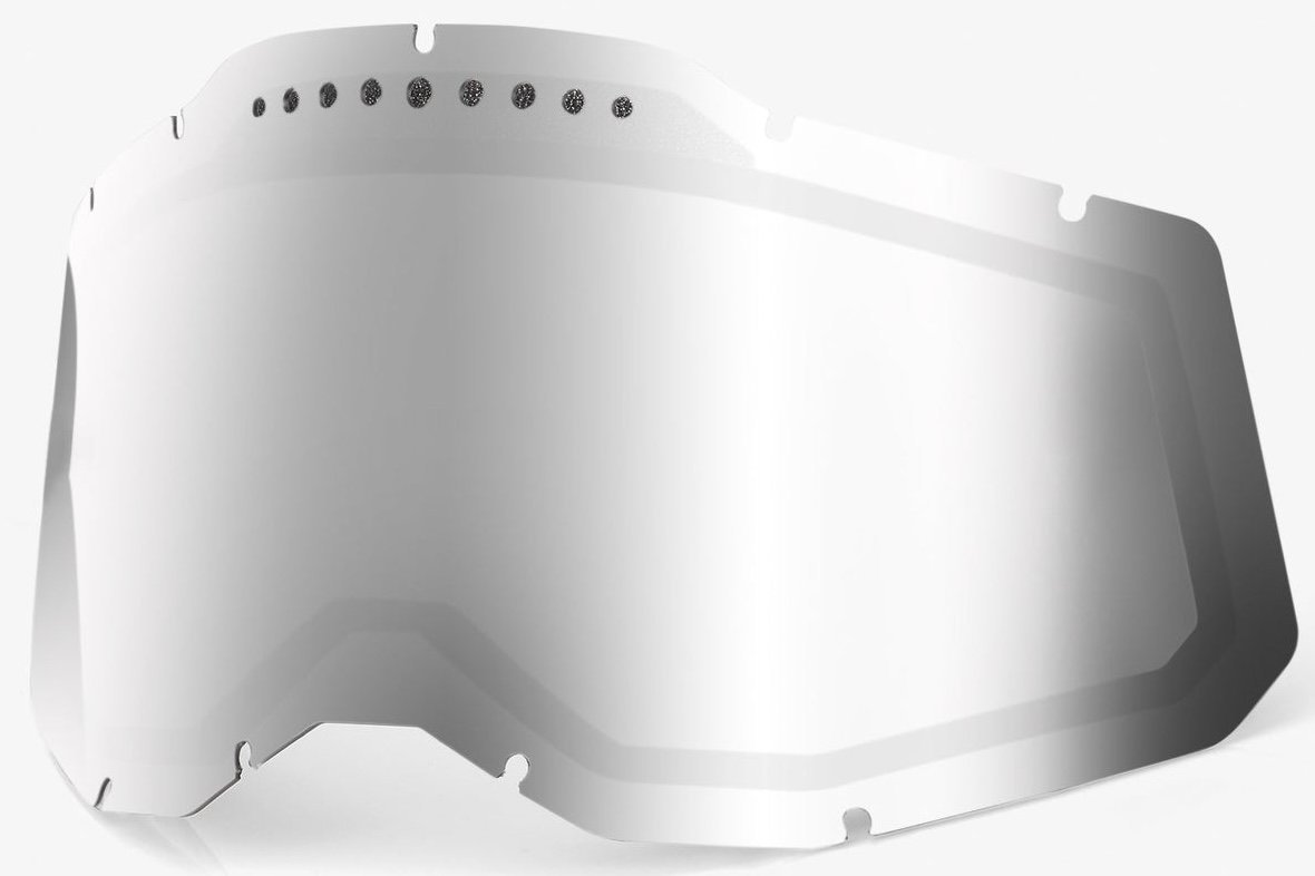 Лінза 100% RC2/AC2/ST2 (Gen.2) Dual Vented Lens [Mirror Silver], Dual Mirror Silver Lens