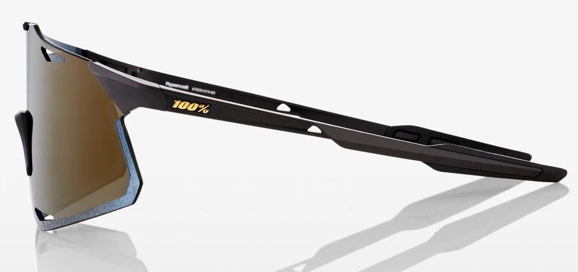 Окуляри 100% HyperCraft Sunglasses [Black], Mirror Gold Lens
