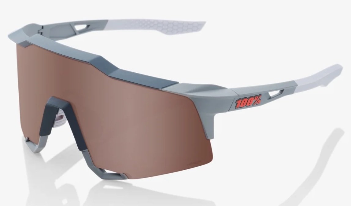 Окуляри 100% SpeedCraft HiPER Sunglasses [Soft Tact Stone Grey], HiPER Silver Lens