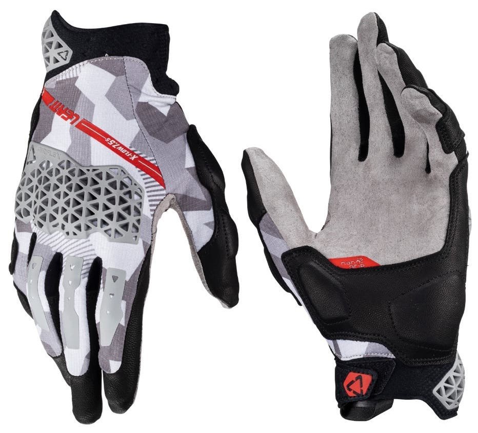 Перчатки LEATT 7.5 X-Flow Adventure Short Glove [Steel], L (10)