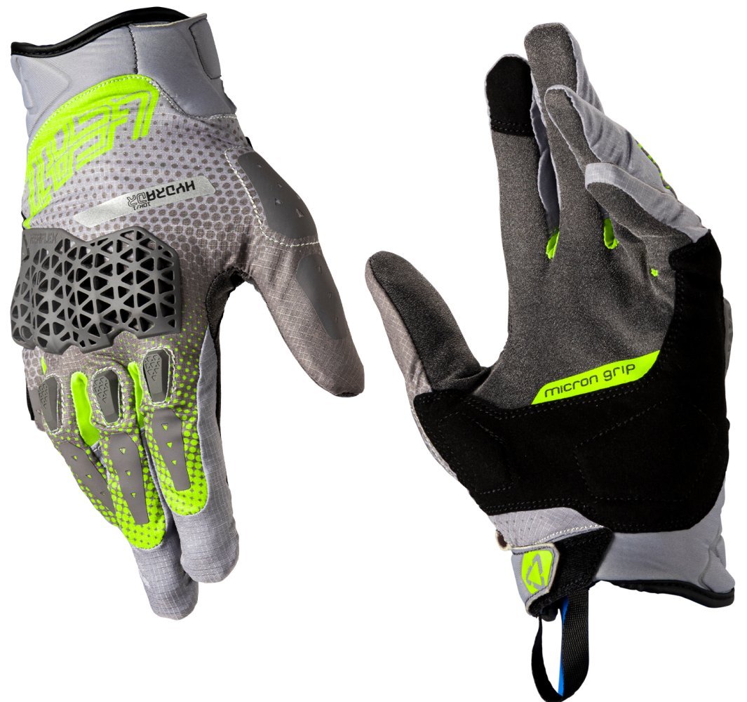 Перчатки LEATT 5.5 HydraDri Adventure Short Glove [Hi-Viz], M (9)