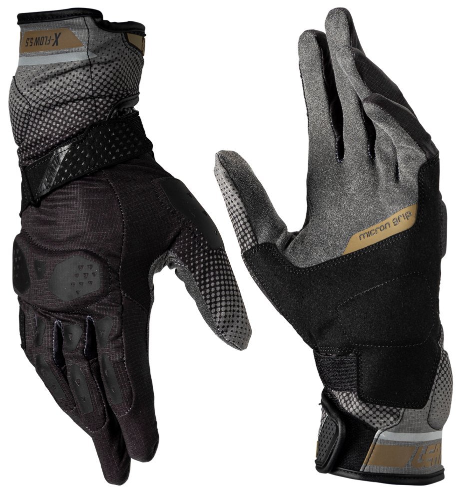 Перчатки LEATT 5.5 X-Flow Adventure Glove [Stealth], S (8)