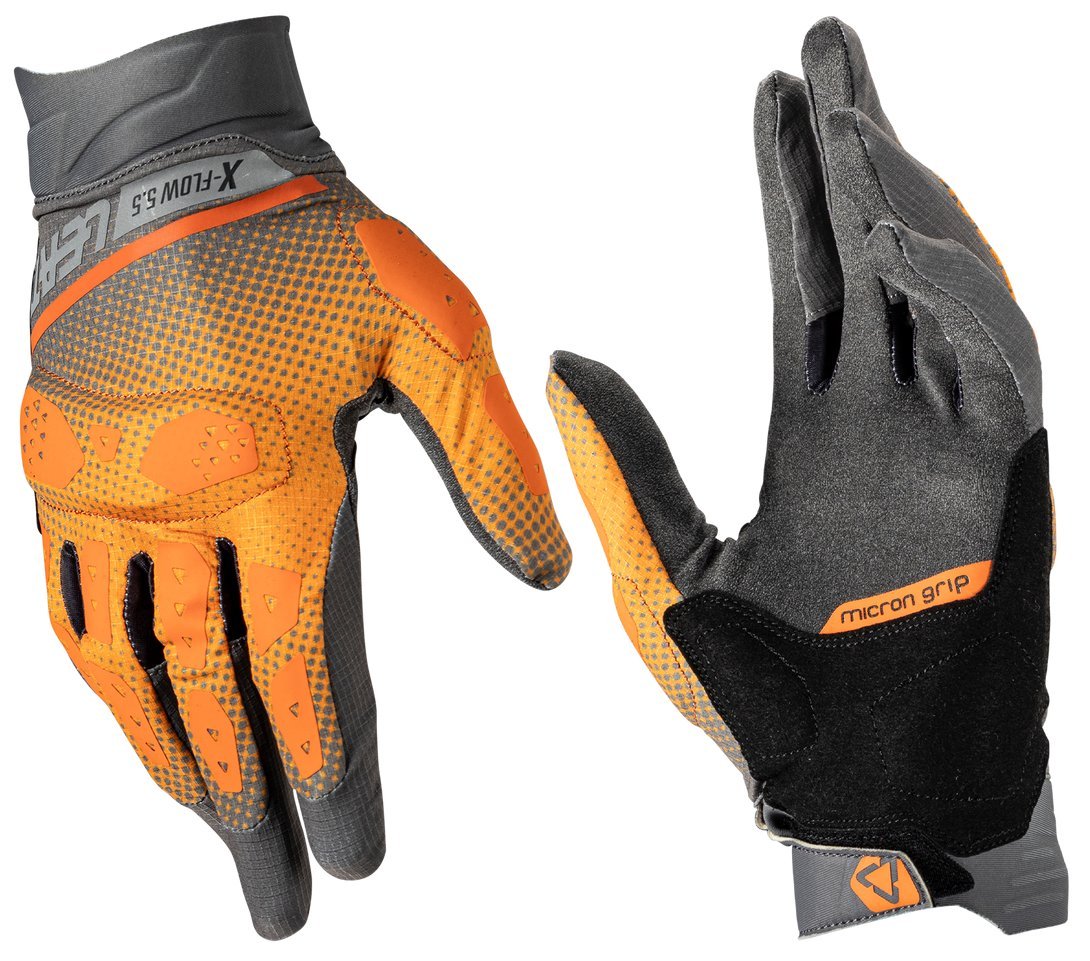 Перчатки LEATT 5.5 X-Flow Adventure Short Glove [Orange], L (10)