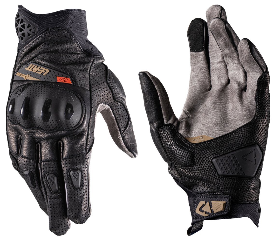 Перчатки LEATT 8.5 X-Flow Adventure Short Glove [Stealth], L (10)