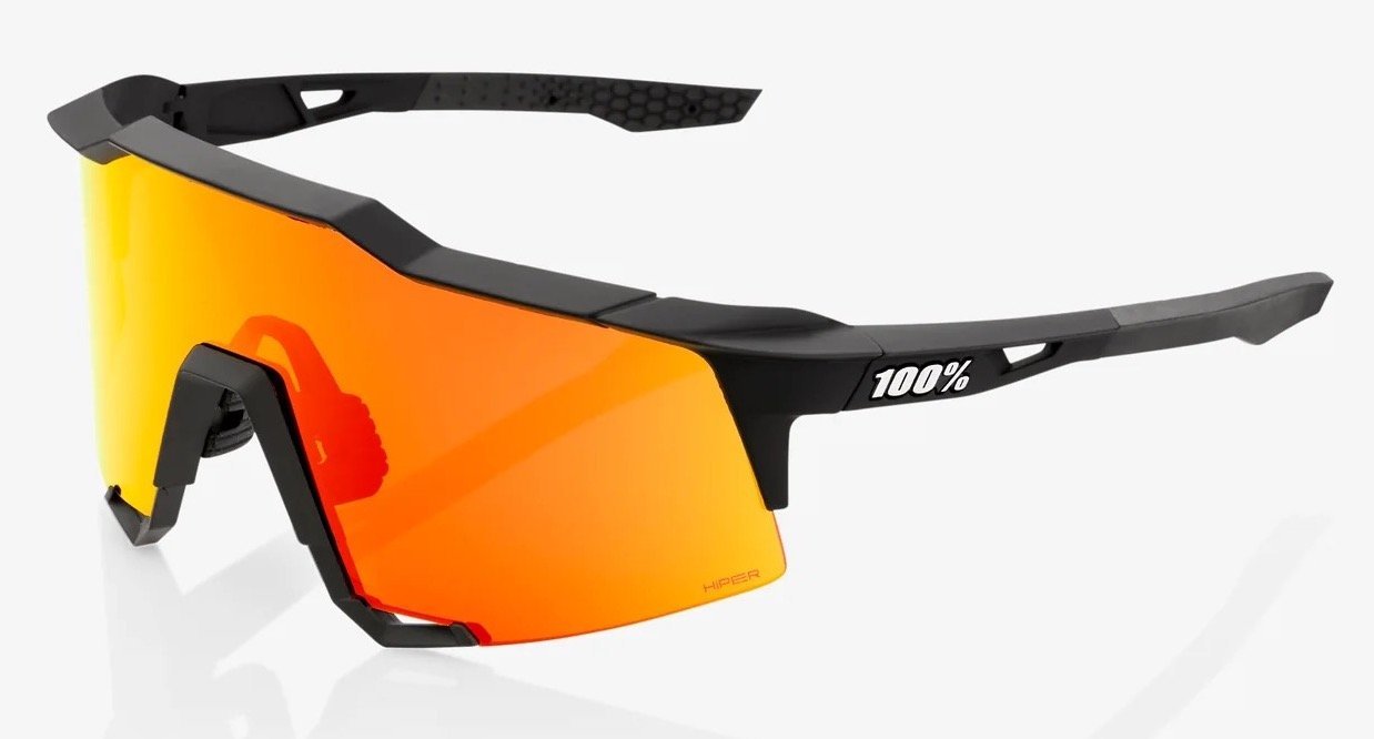 Окуляри 100% SpeedCraft HiPER Sunglasses [Soft Tact Black], HiPER Red Lens