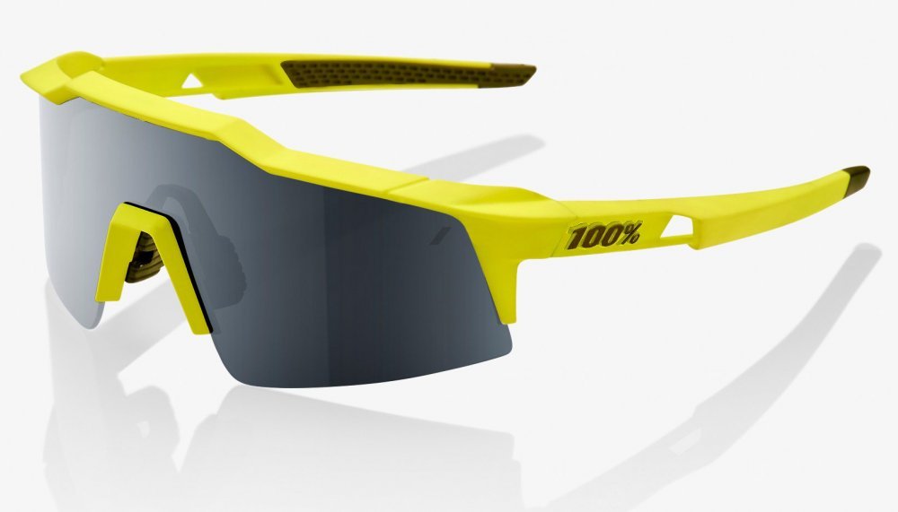 Окуляри 100% SpeedCraft SL Sunglasses [Soft Tact Banana], Mirror Black Lens