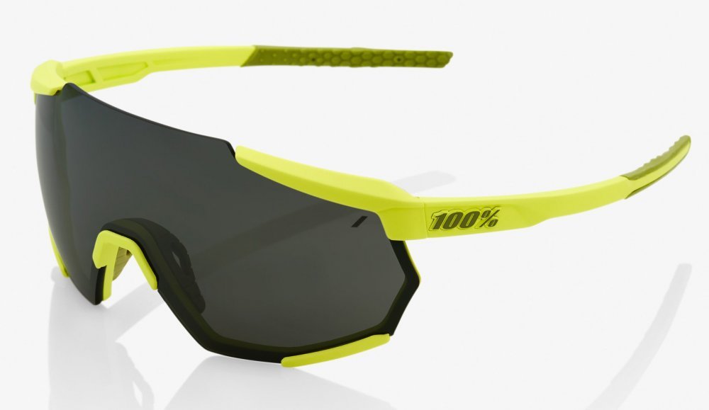 Окуляри 100% RaceTrap Sunglasses [Soft Tact Banana], Mirror Black Lens