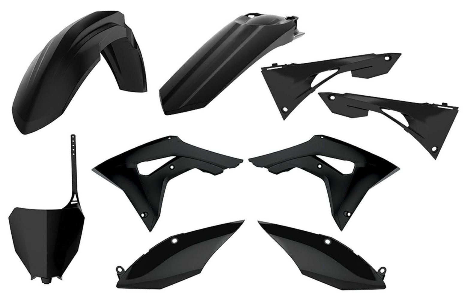 Пластик Polisport MX kit - Honda (17-) [Black], Honda
