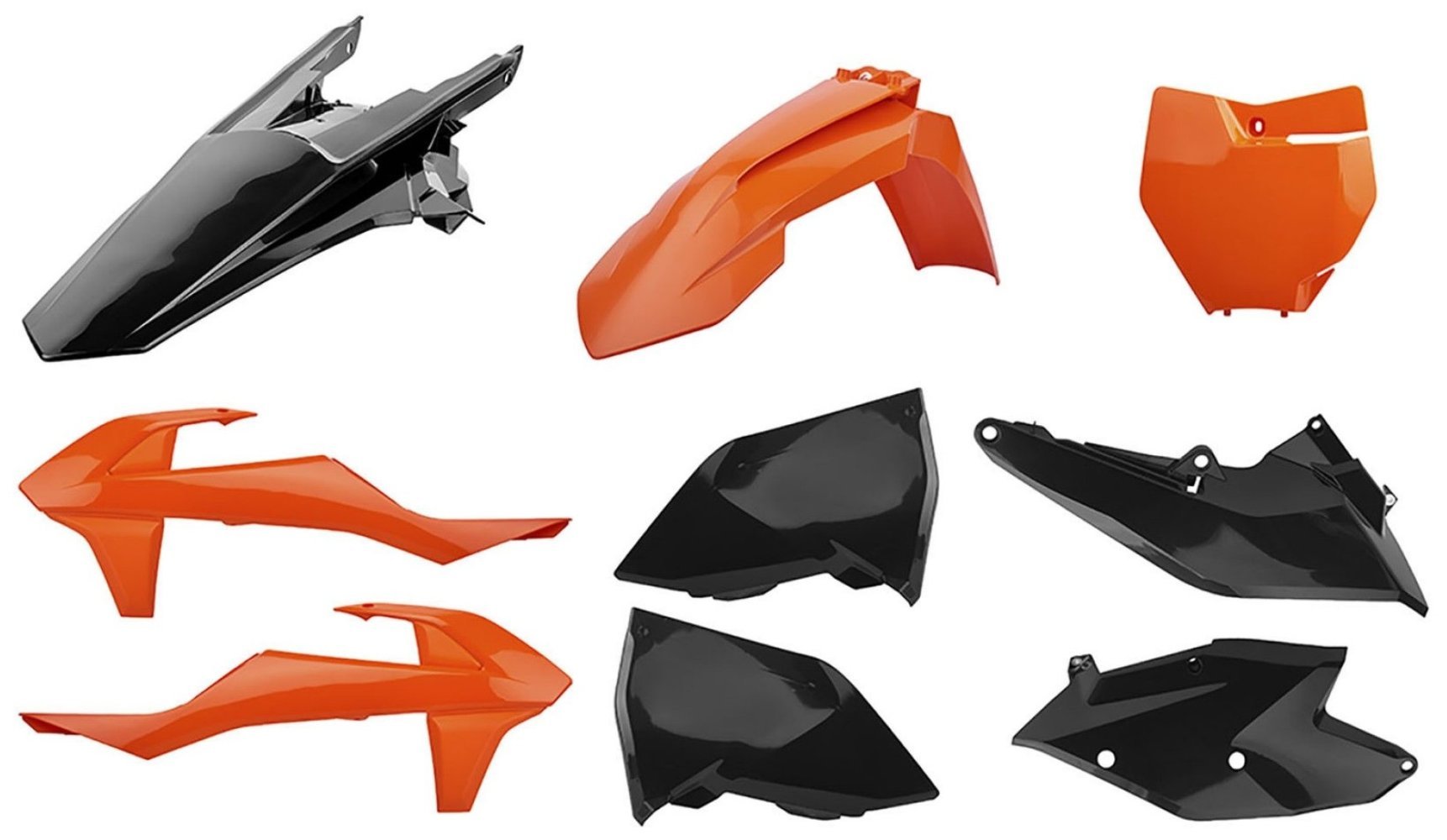 Пластик Polisport MX kit - KTM (16-) [Orange/Black], KTM