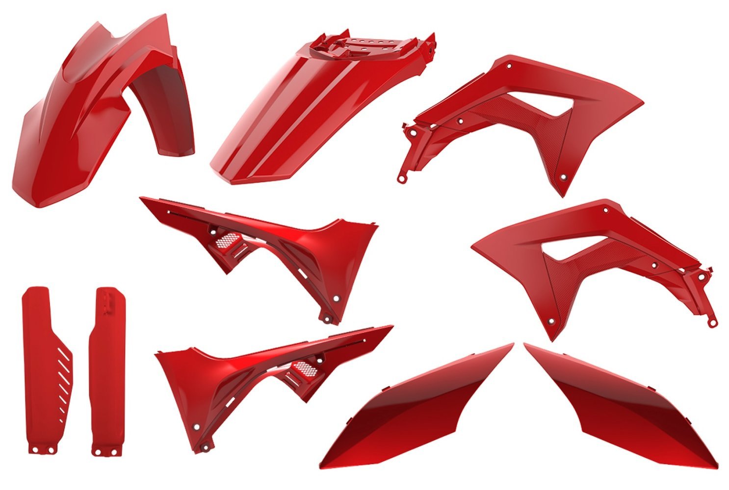 Пластик Polisport ENDURO kit - Honda 150L (17-) [Red], Honda