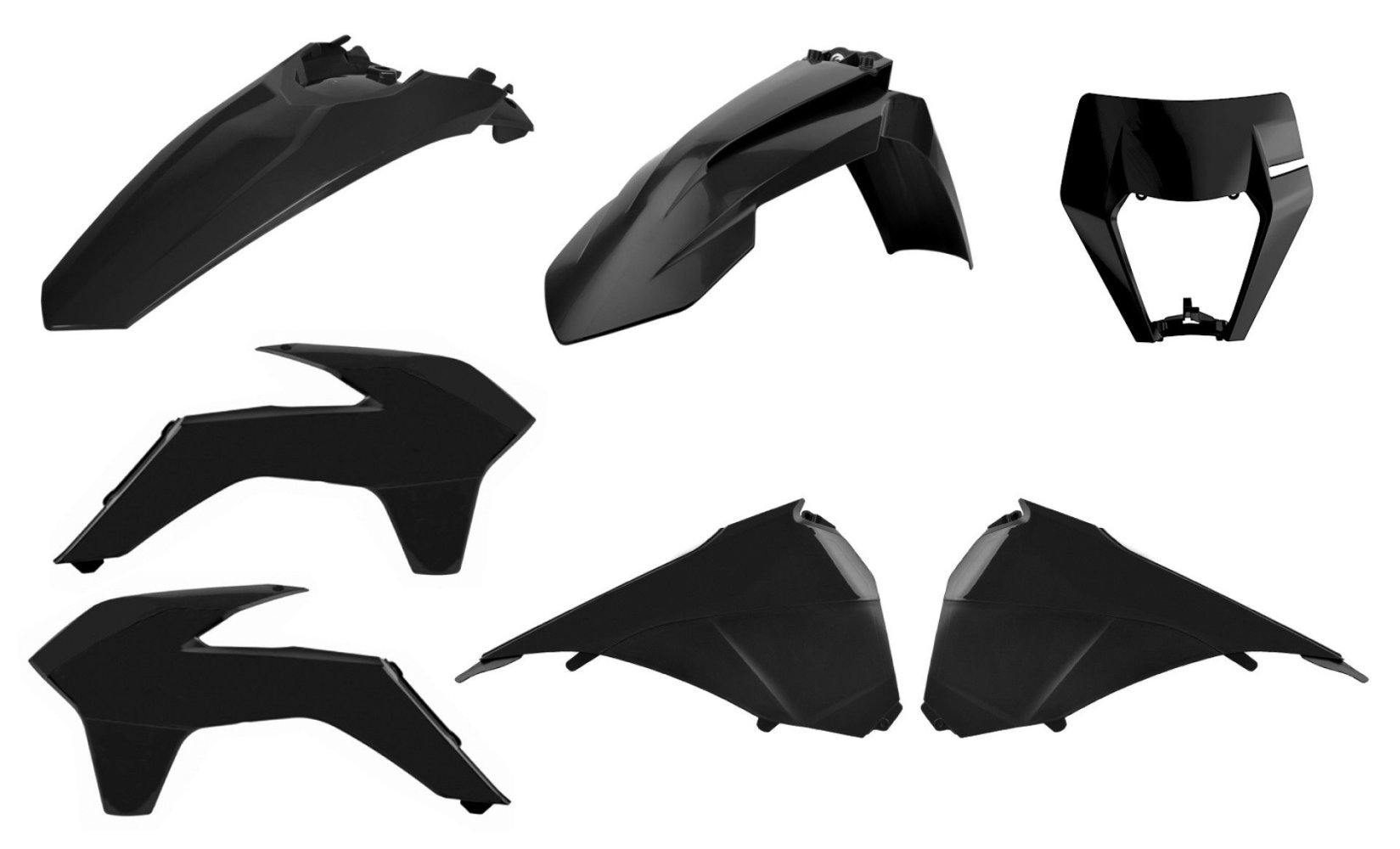 Пластик Polisport ENDURO Restyling kit - KTM (14-) [Black], KTM