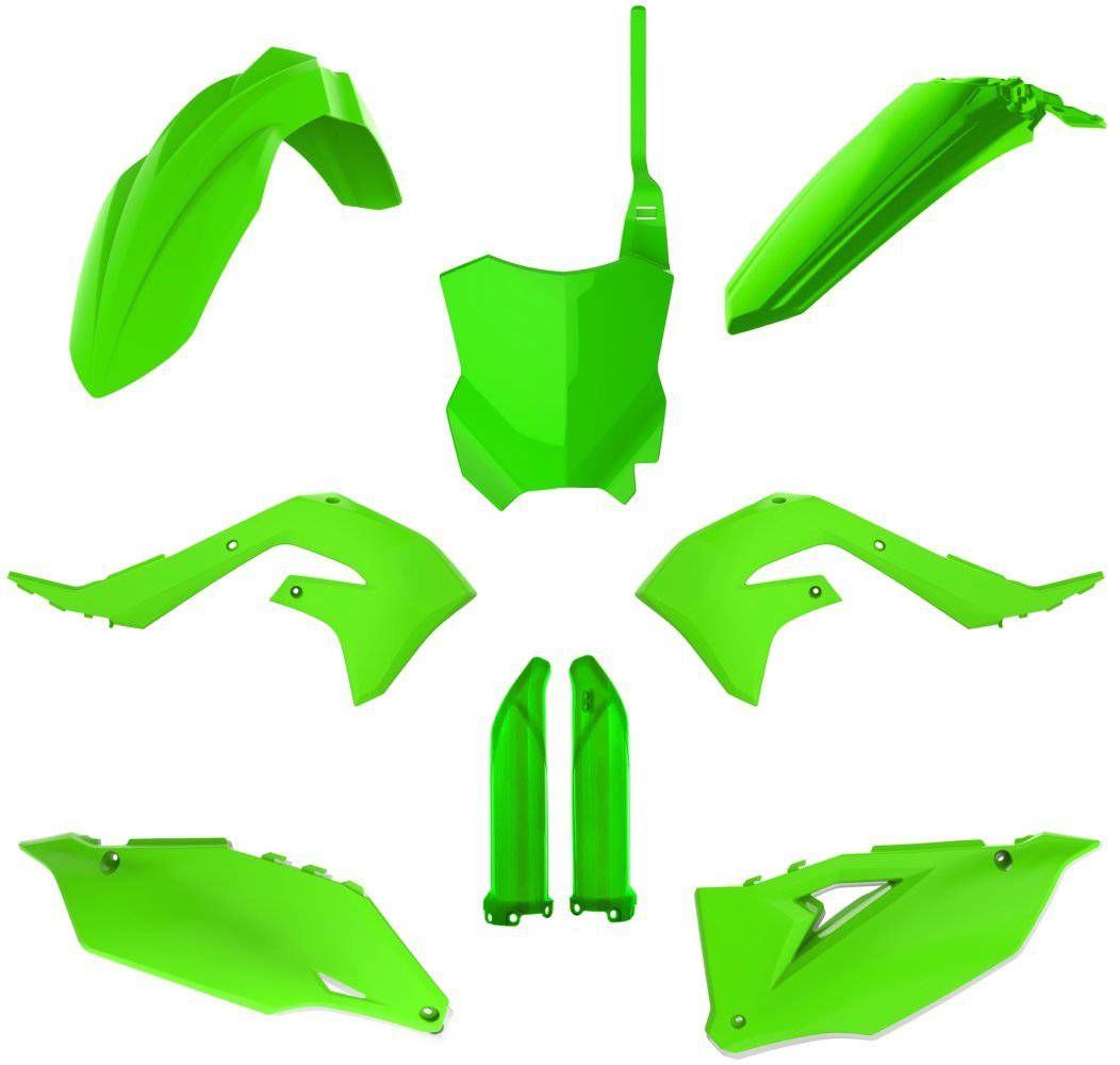 Пластик Polisport MX kit - Kawasaki (19-) [Green], Kawasaki