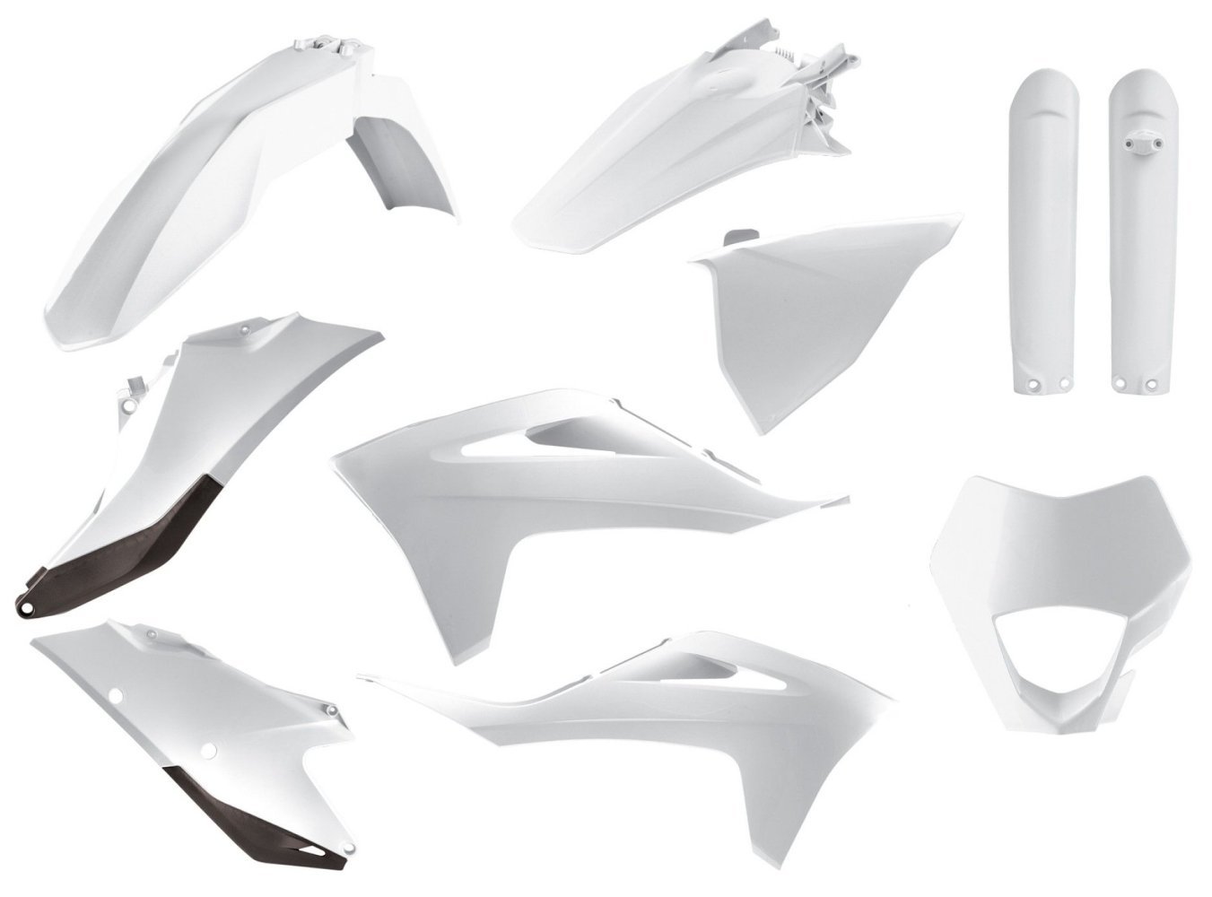 Пластик Polisport ENDURO kit - Gas Gas (21-) [White], GasGas