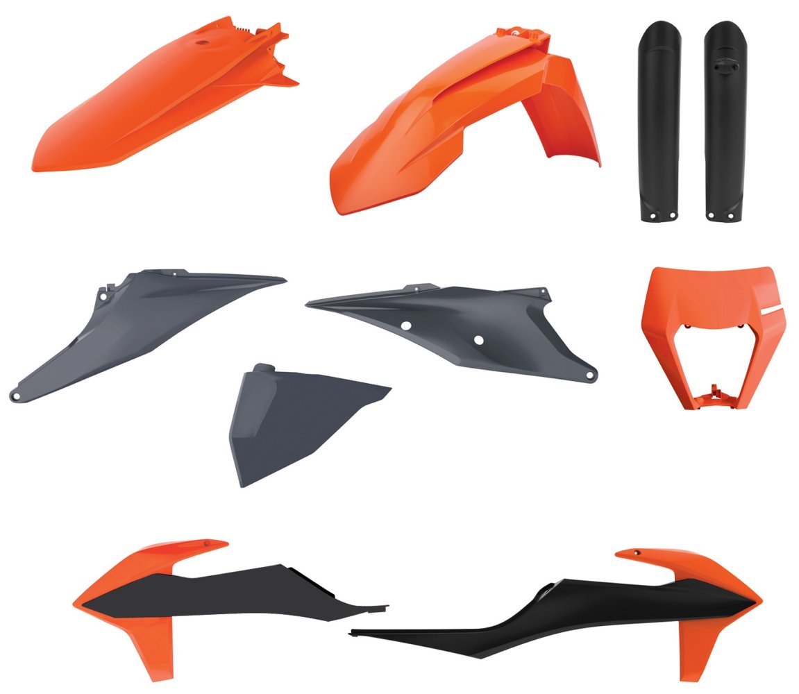 Пластик Polisport ENDURO kit - KTM (20-) [Orange/Grey], KTM