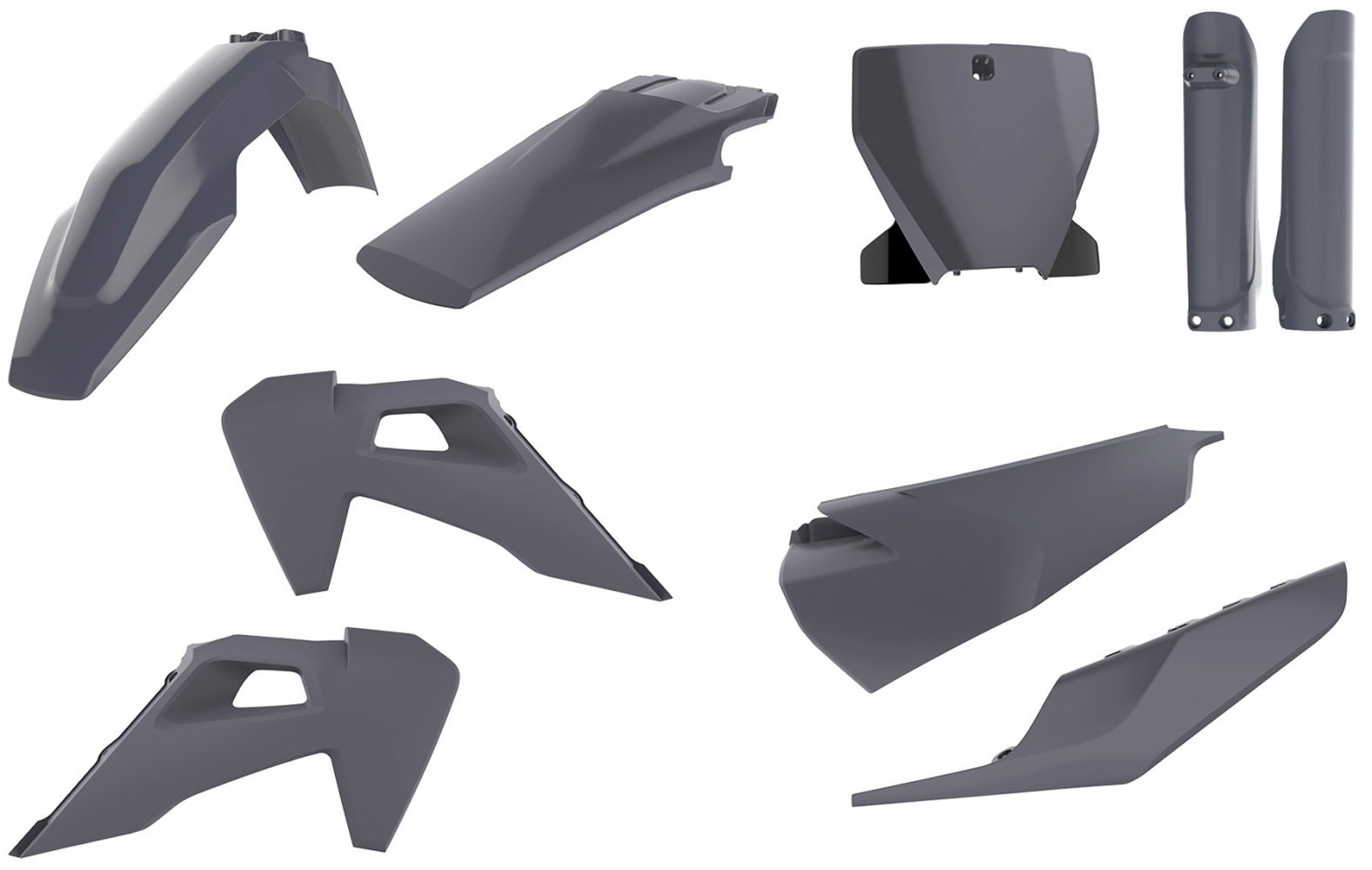 Пластик Polisport MX kit - Husqvarna (19-) [Nardo Grey], Husqvarna