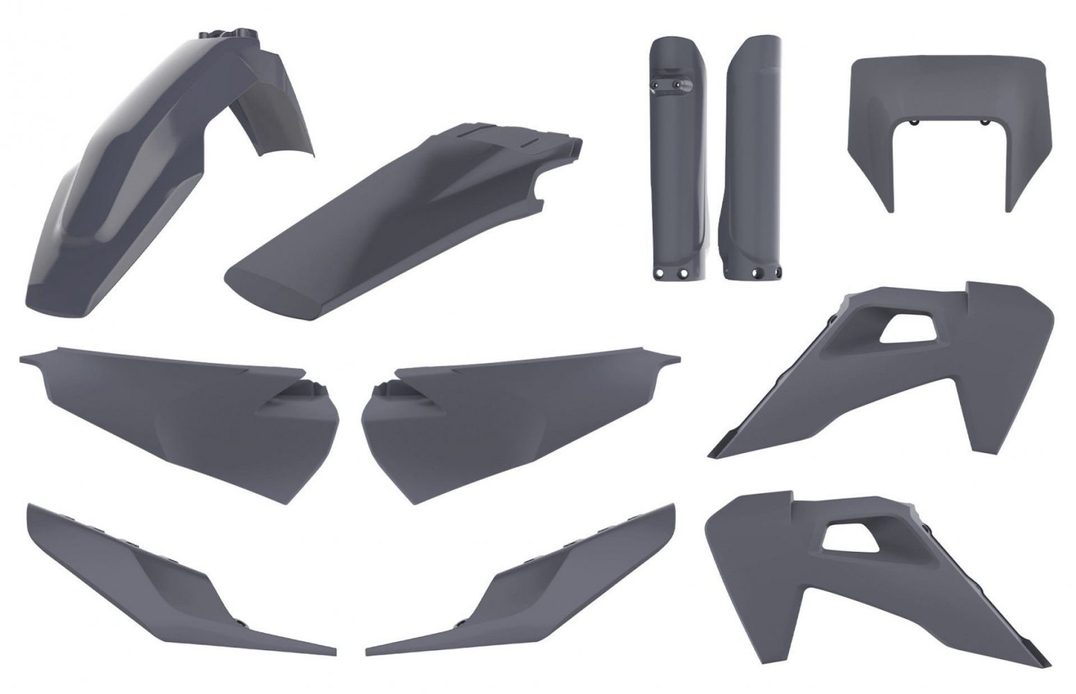 Пластик Polisport ENDURO kit - Husqvarna (20-) [Nardo Grey], Husqvarna
