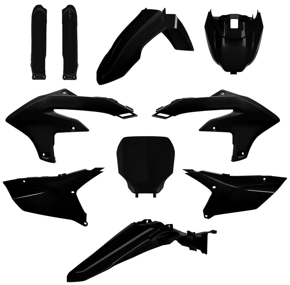 Пластик Polisport MX kit - Yamaha (23-) [Black], Yamaha