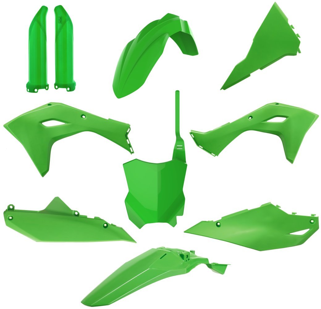 Пластик Polisport MX kit - Kawasaki (24-) [Green], Kawasaki