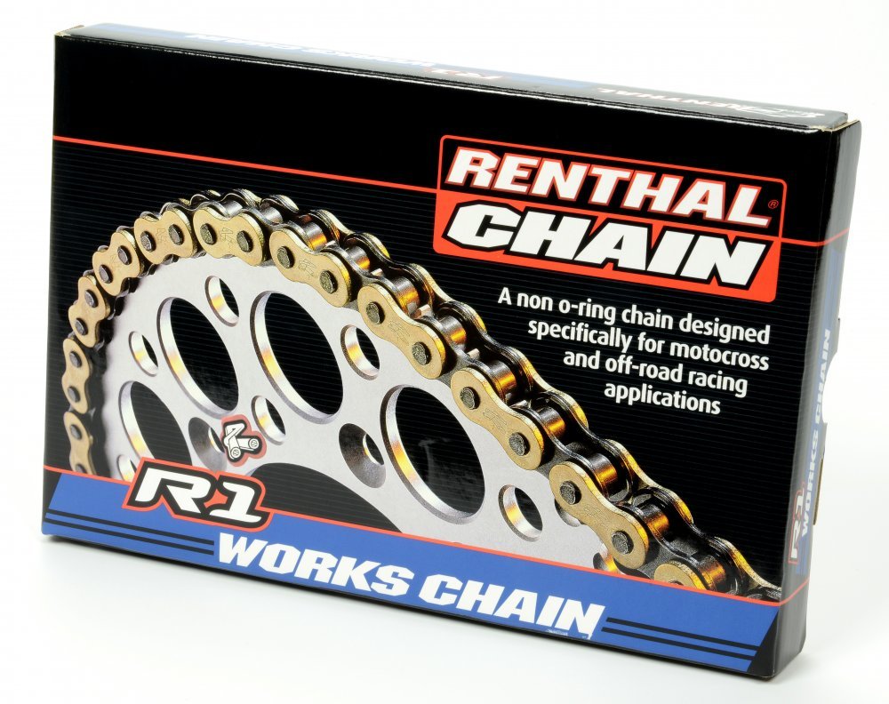 Ланцюг Renthal R1 Chain - 420 [Gold], 420-128L / No Seal