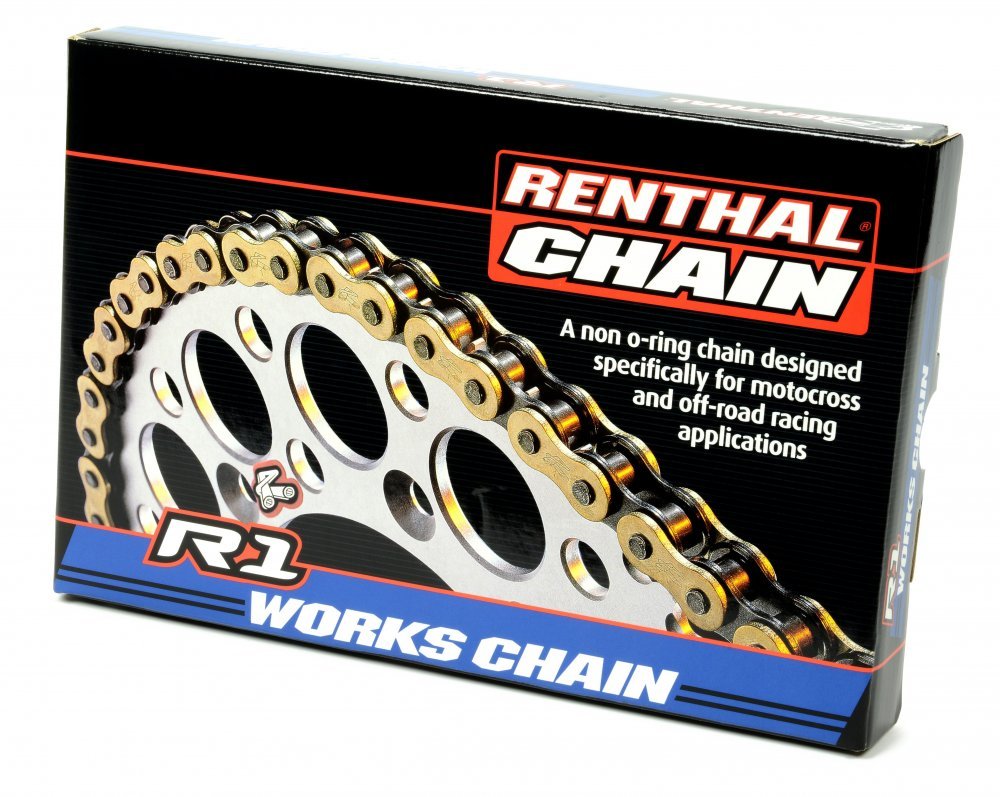 Ланцюг Renthal R1 Chain - 428 [Gold], 428-136L / No Seal