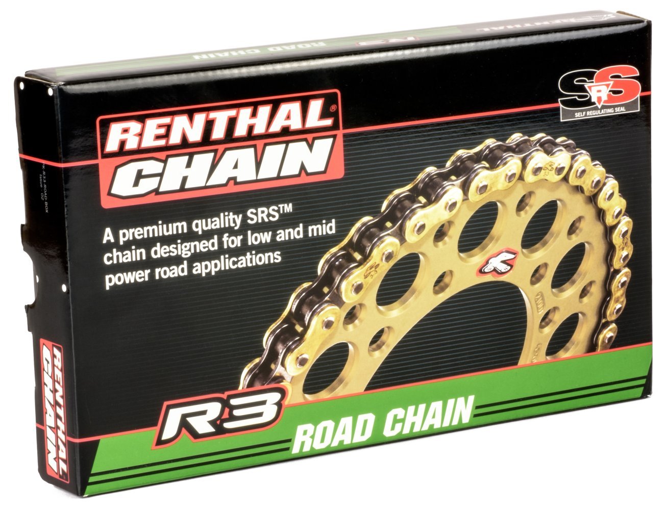 Ланцюг Renthal R3-3 Chain - 520 [Gold], 520-118L / Seal Ring