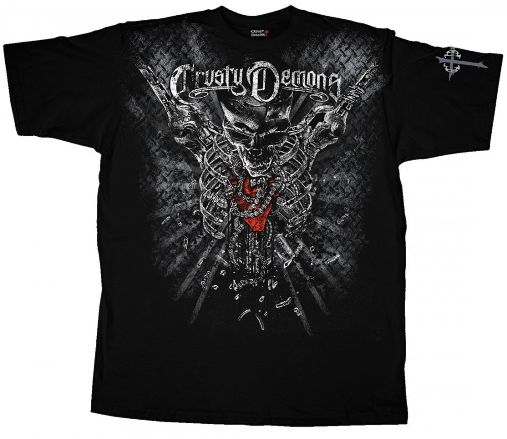 Футболка CRUSTY DEMONS Short Sleeve Tee - SCARE CROW [Black]